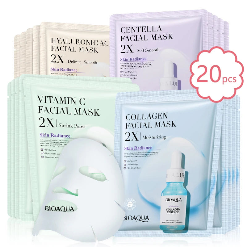 20 pièces BIOAQUA Centella Collagen